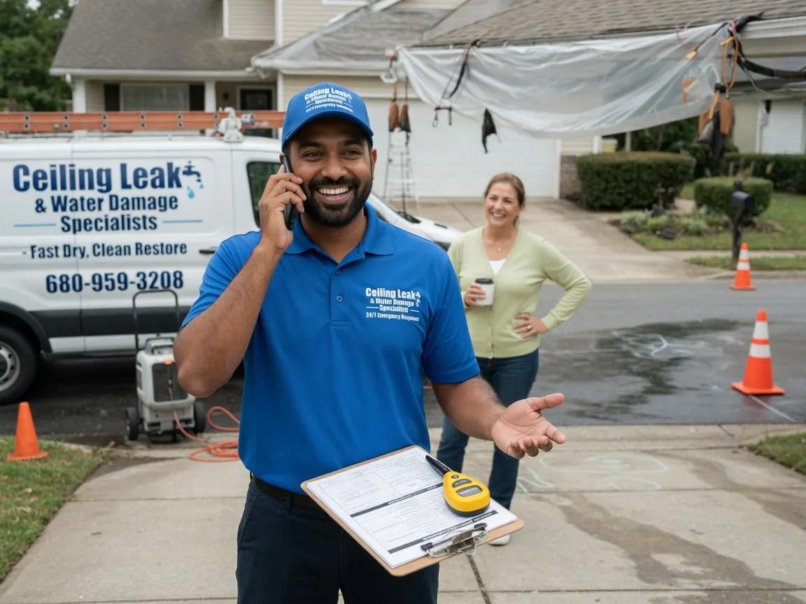 Ceiling Leak Cleanup Great Cacapon, WV FAQs